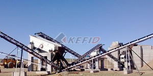 100TPH Stone Crushing Plant in Mogolia