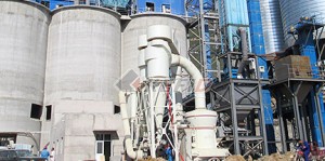 Calcite processing mill production line