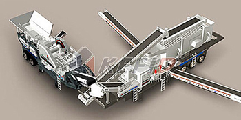 Mobile Type Limestone Crushing Line in Papua New Guinea