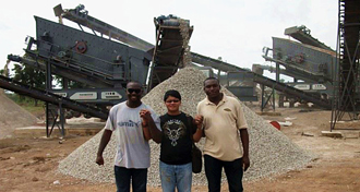 Mobile crushing plant in Jamaica