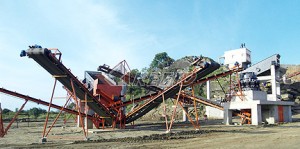South Sudan 200-250tph granite crushing line